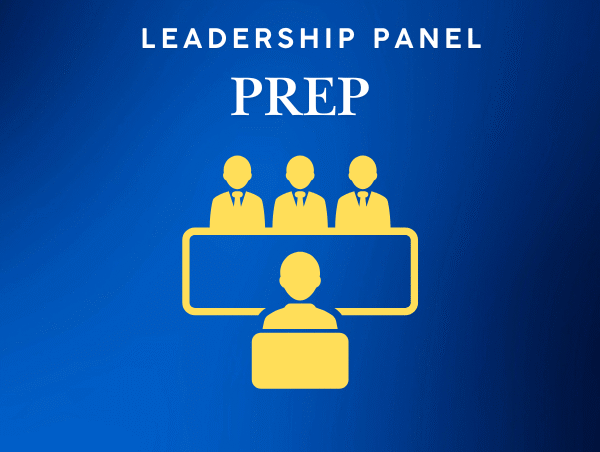 Leadership Panel Prep